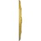 Ekena Millwork Flower Ceiling Medallion (Fits Canopies up to 3 7/8"), Hand-Painted Rich Gold, 27"OD x 1 1/8"P CM27FLRGS - alternate 4